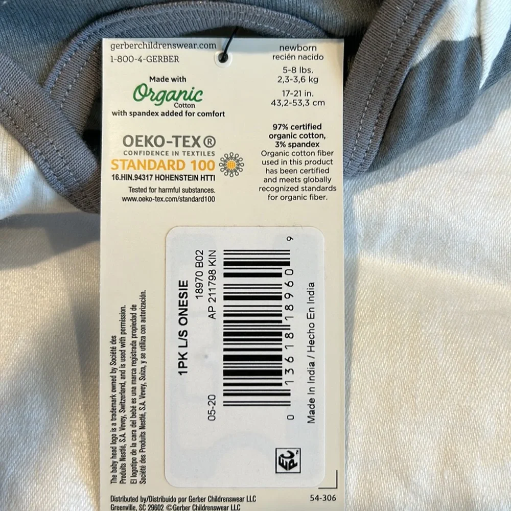 Organic modern moments Gerber ⭐️ onesie‎